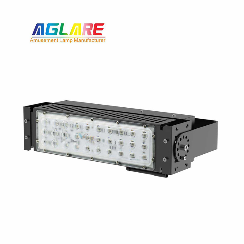 LED彩色投光灯 带？50W变色RGB泛光灯