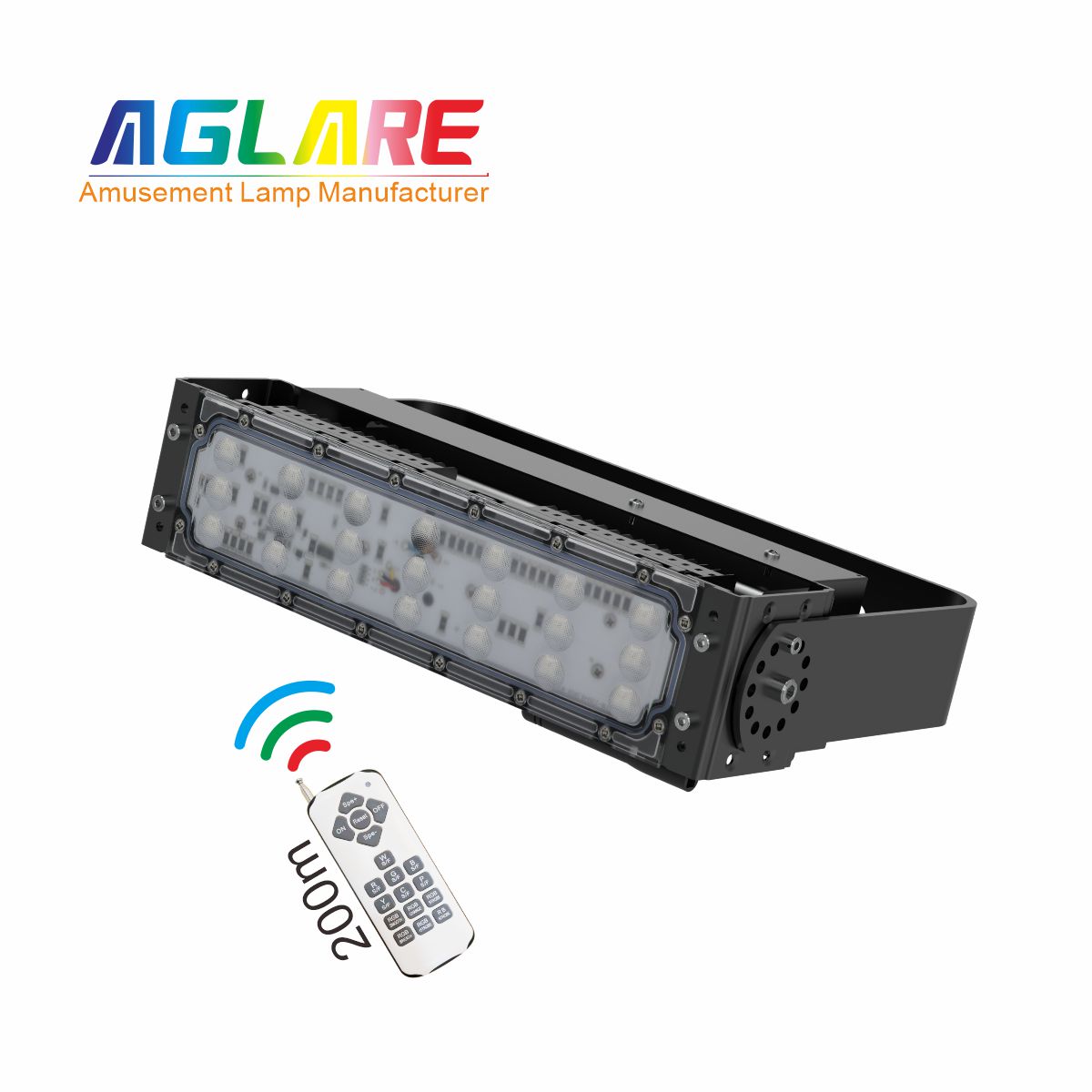 50W LED彩色投光灯带？仄